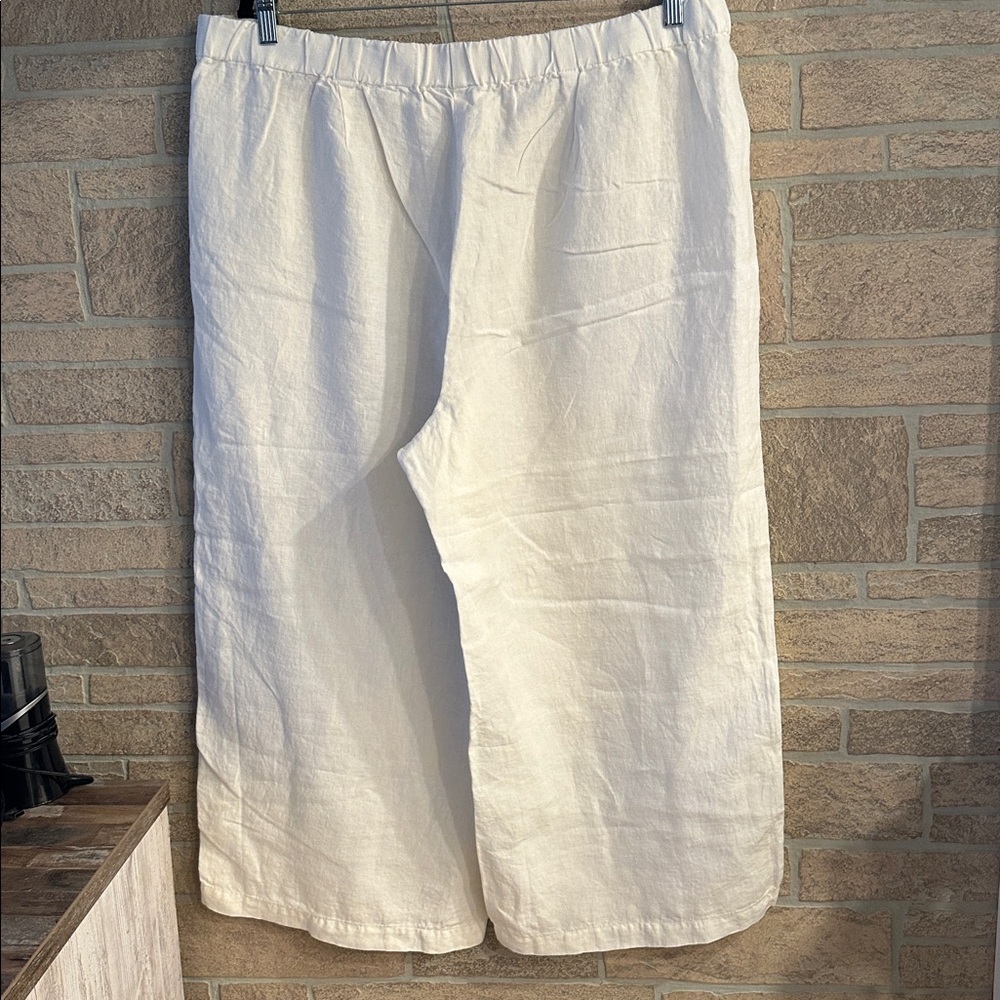 J Jill - High Rise Sailor Wide Leg Linen Pants NWT size 2X - Picture 6 of 6